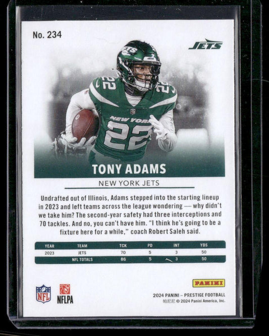 2024 Panini Prestige #234 Tony Adams