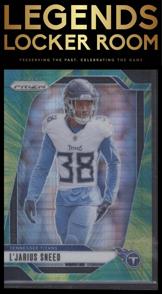 2024 Panini Prizm #283 L'Jarius Sneed Hyper #/180