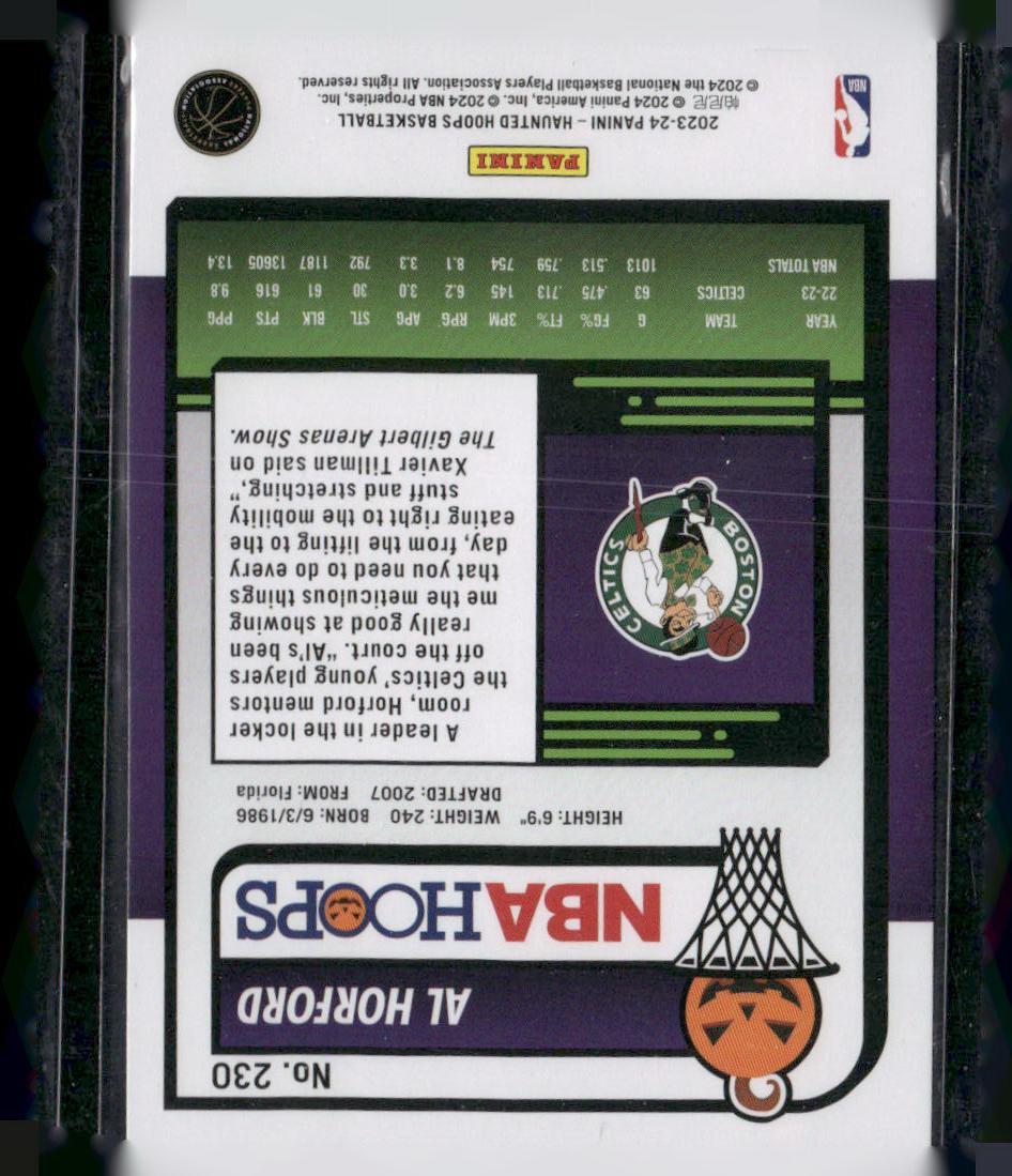 2023-24 Hoops Haunted Hoops #230 Al Horford