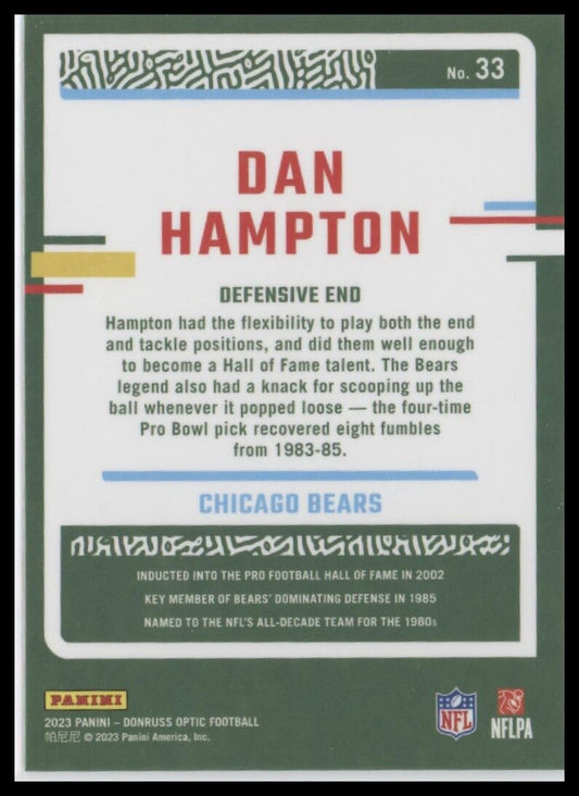 2023 Donruss Optic #33 Dan Hampton