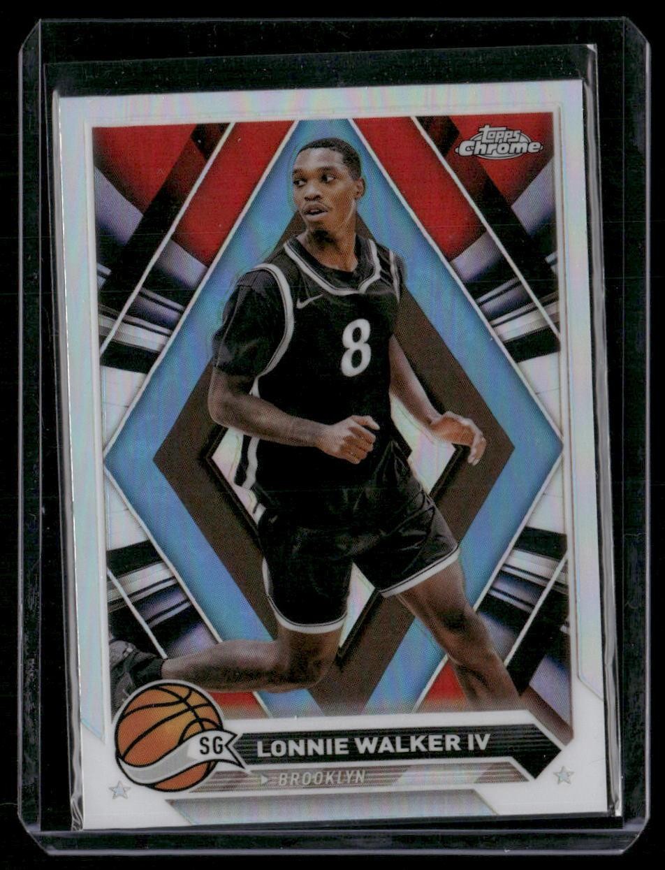 2023-24 Topps Chrome #177 Lonnie Walker IV Refractors