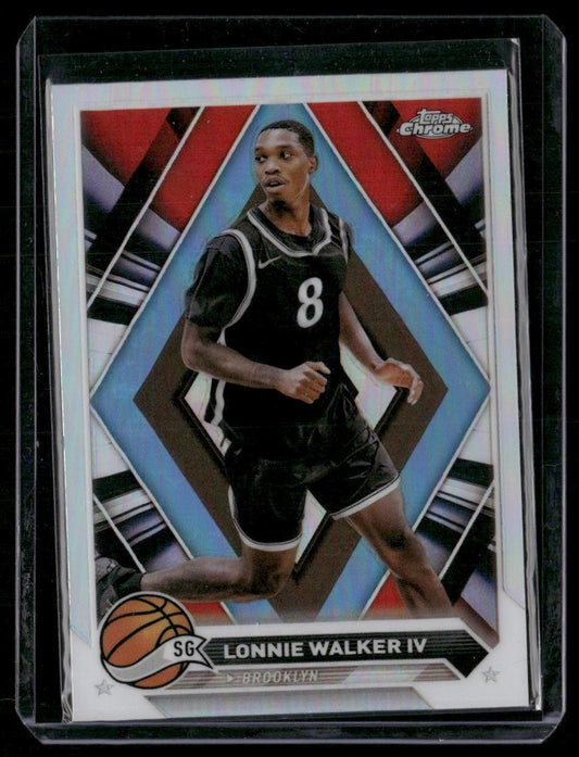 2023-24 Topps Chrome #177 Lonnie Walker IV Refractors