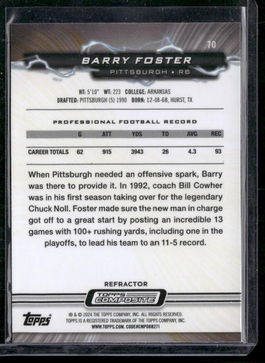 2023 Topps Composite #70 Barry Foster Resurgence Refractor