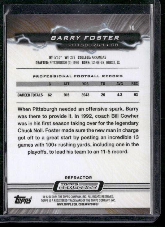 2023 Topps Composite #70 Barry Foster Resurgence Refractor