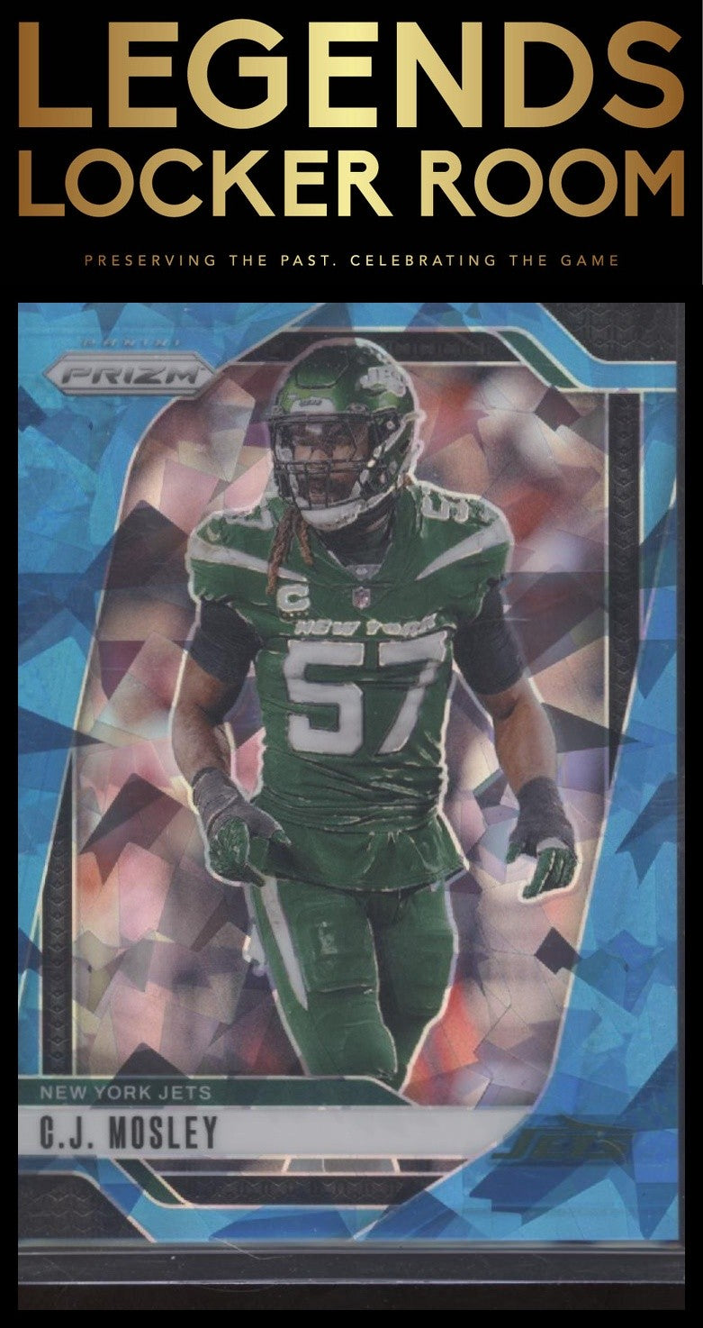 2024 Panini Prizm #227 C.J. Mosley Blue Ice #/99