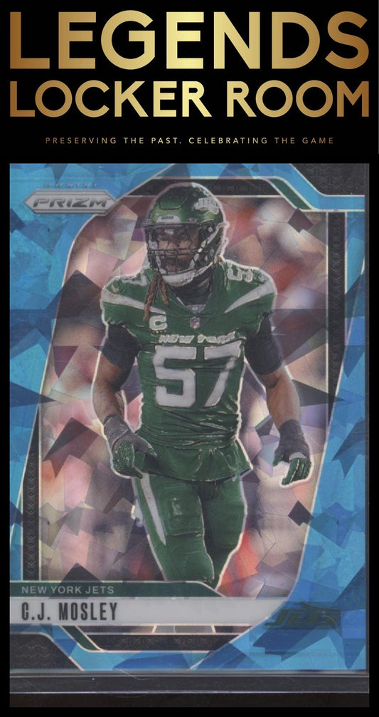 2024 Panini Prizm #227 C.J. Mosley Blue Ice #/99