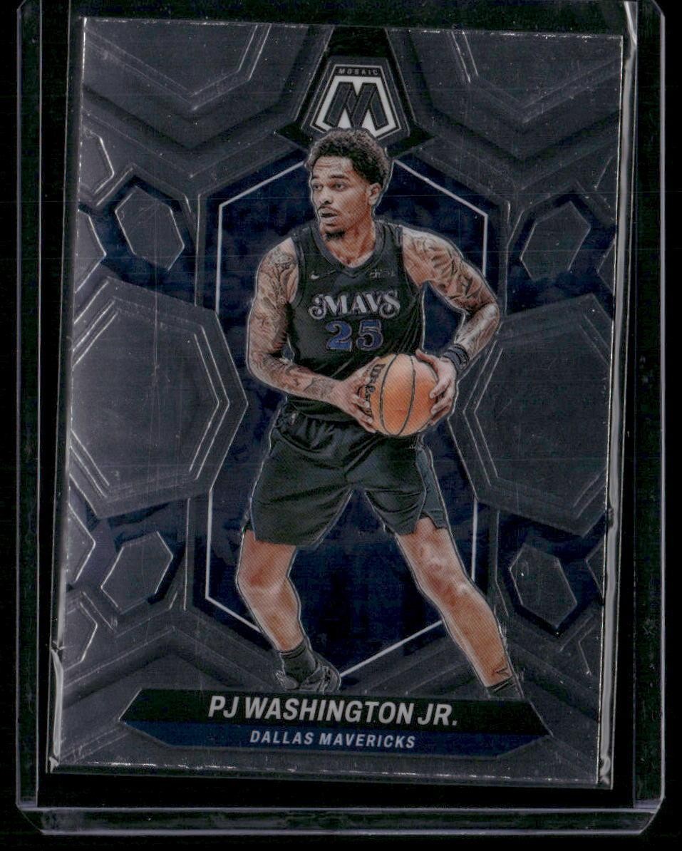 2023-24 Panini Mosaic #80 P.J. Washington Jr.