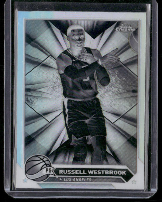 2023-24 Topps Chrome #110 Russell Westbrook Negative Refractors