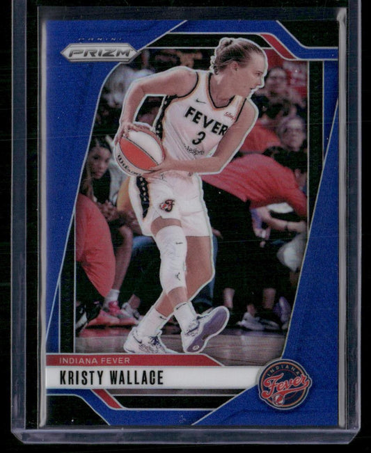 2024 Panini Prizm WNBA #133 Kristy Wallace Blue Prizms #/199