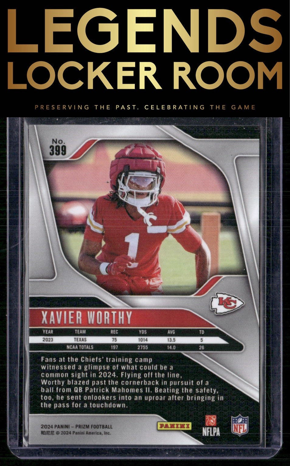 2024 Panini Prizm #399 Xavier Worthy