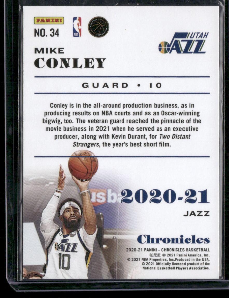 2020-21 Panini Chronicles #34 Mike Conley
