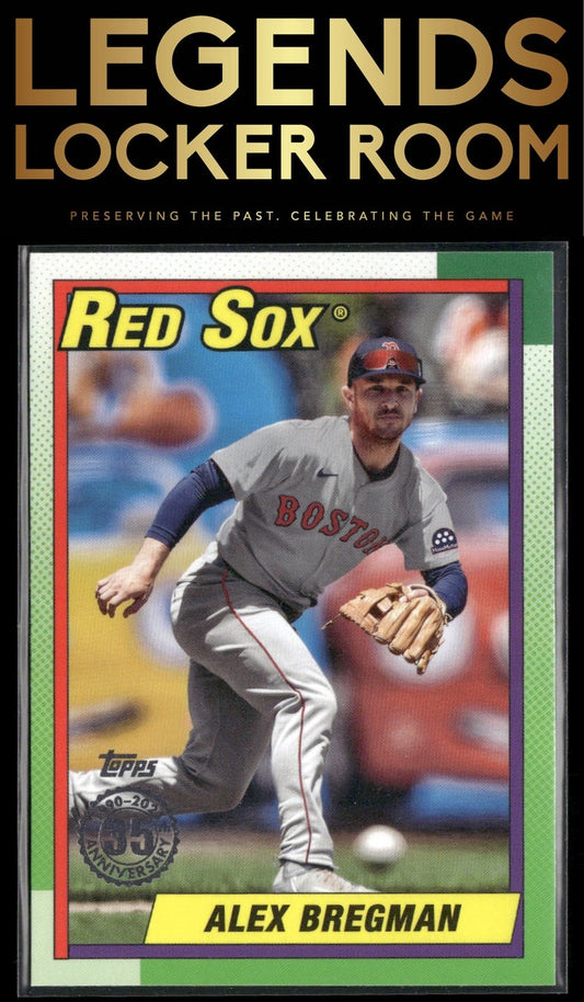 2025 Topps Alex Bregman 1990 Topps Baseball 35th Anniversary