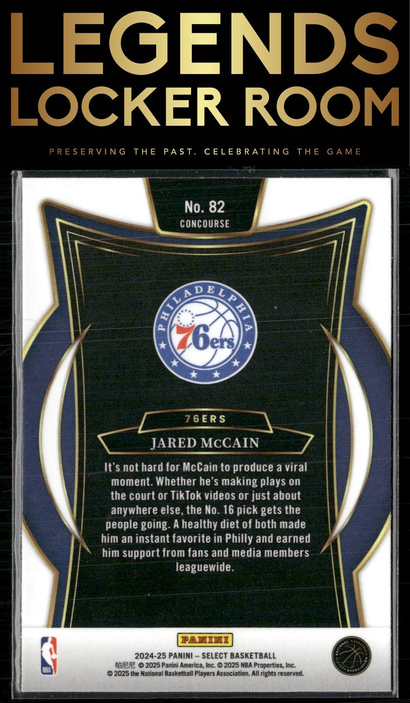 2024-25 Panini Select #82 Jared McCain