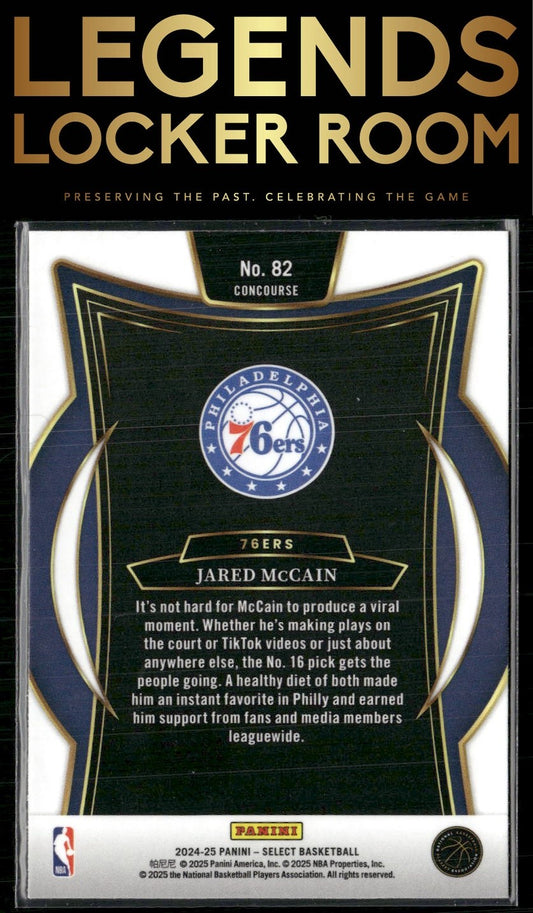 2024-25 Panini Select #82 Jared McCain