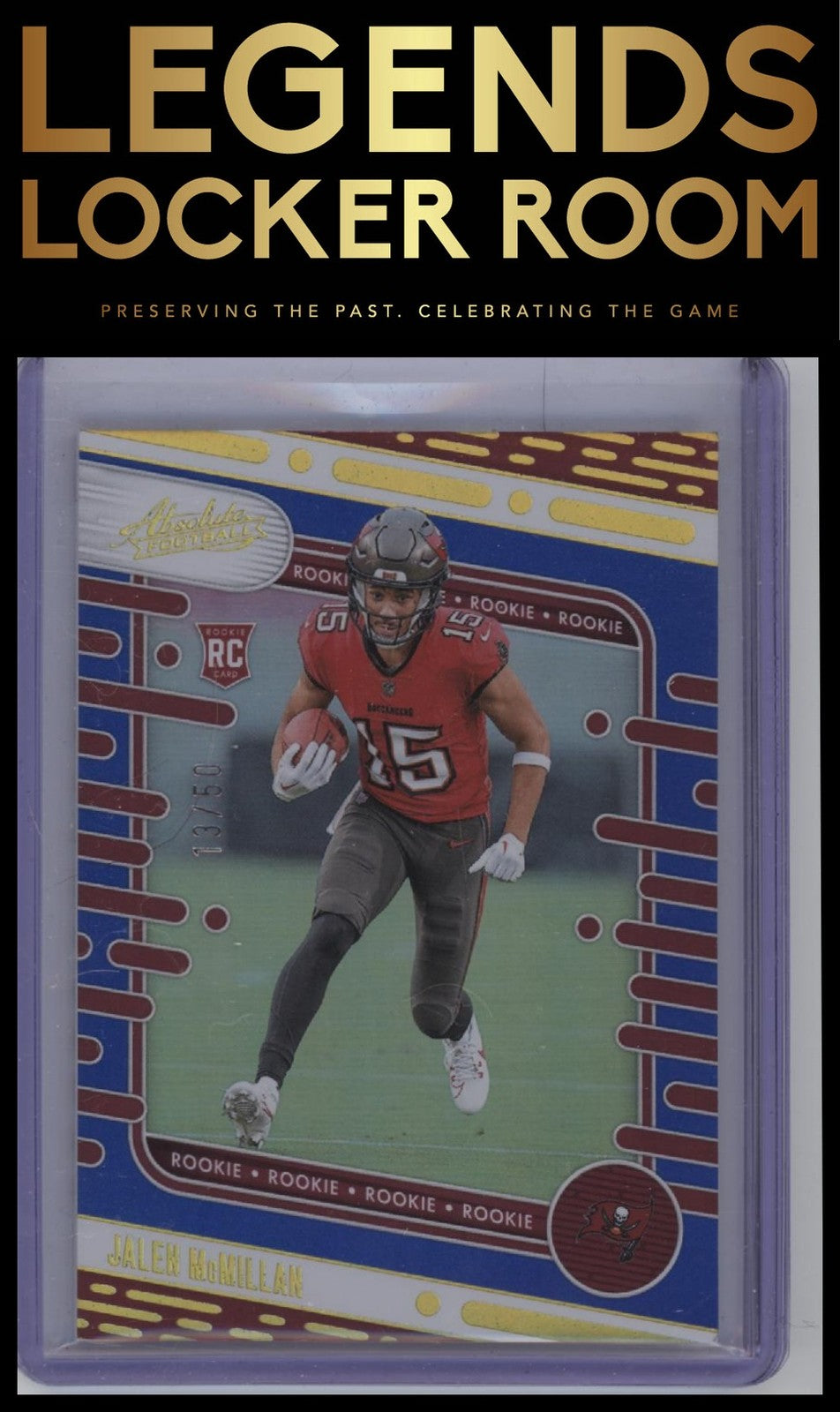 2024 Panini Absolute #173 Jalen McMillan Blue Spectrum #/50