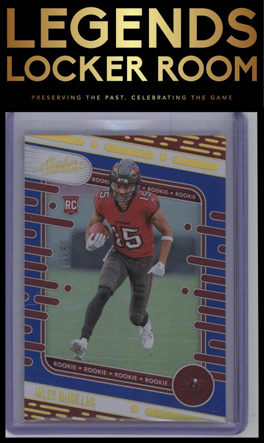 2024 Panini Absolute #173 Jalen McMillan Blue Spectrum #/50