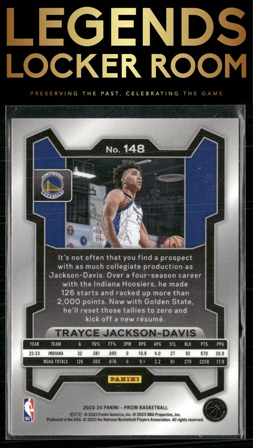 2023-24 Panini Prizm #148 Trayce Jackson-Davis