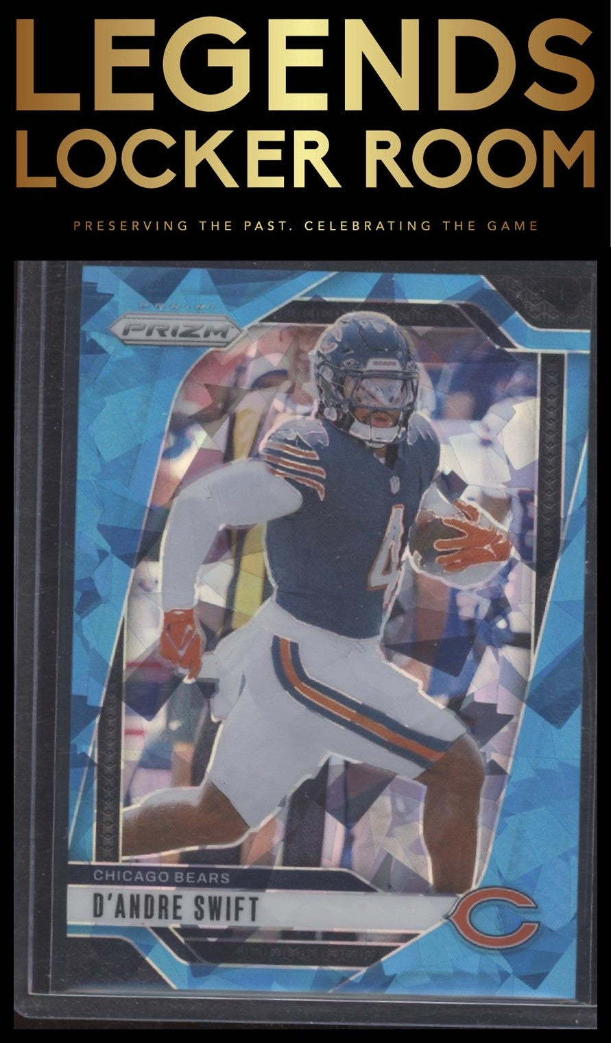 2024 Panini Prizm #47 D'Andre Swift Blue Ice #/99