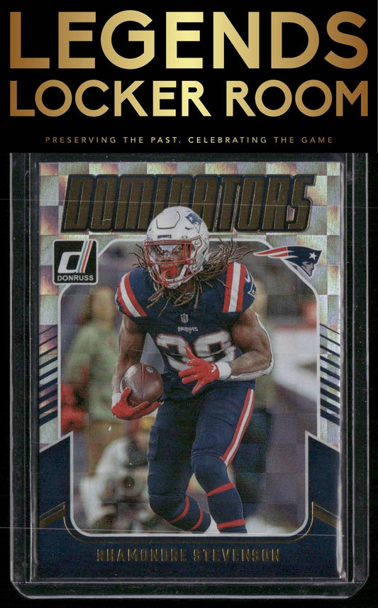 2024 Donruss #8 Rhamondre Stevenson Dominators