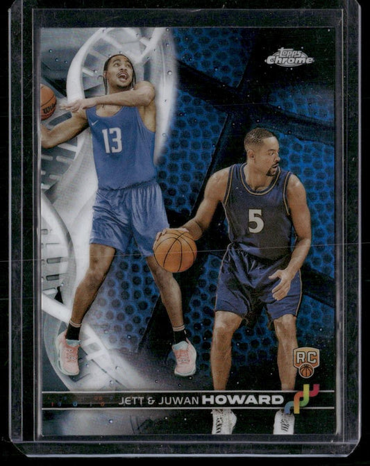 2023-24 Topps Chrome #DNA-3 Juwan Howard / Jett Howard DNA