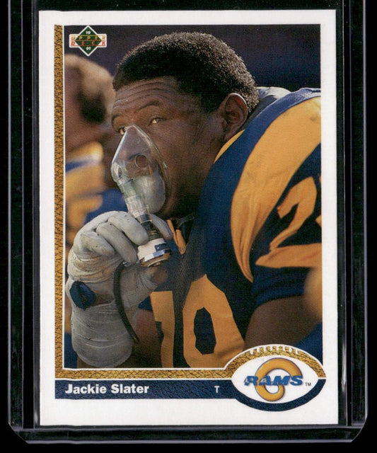 1991 Upper Deck #184c Jackie Slater