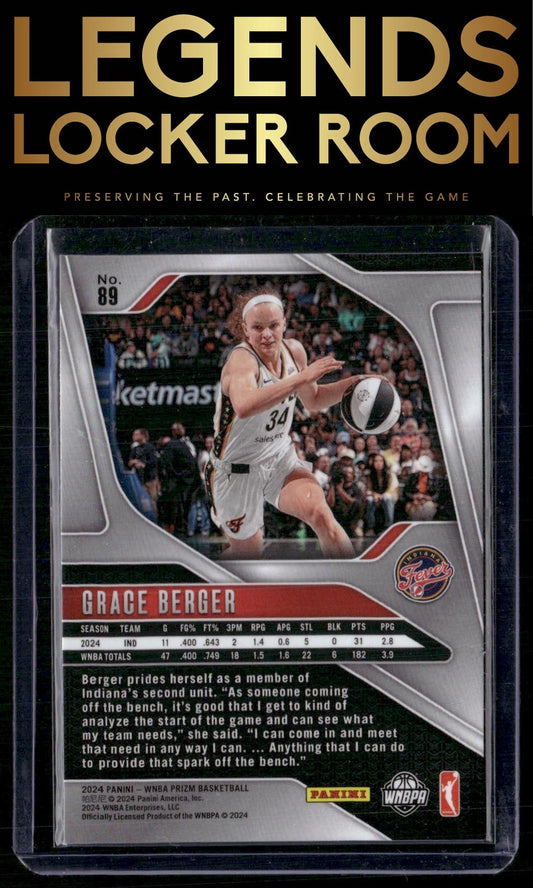 2024 Panini Prizm WNBA #89 Grace Berger