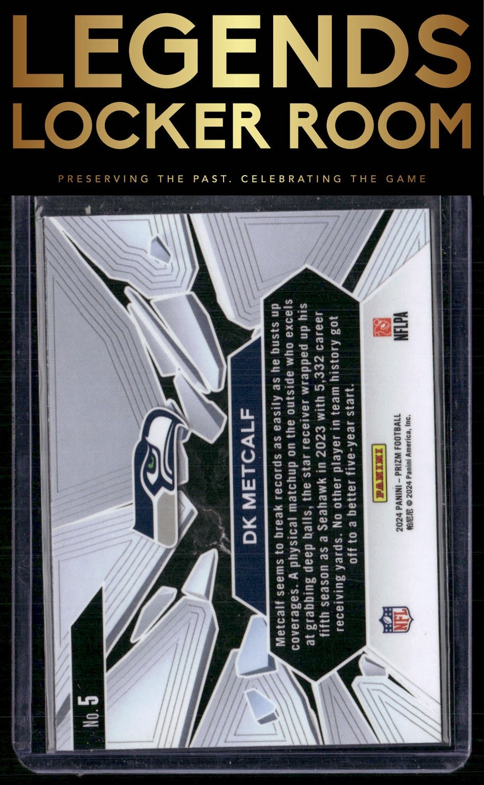 2024 Panini Prizm #5 DK Metcalf Prizm Break