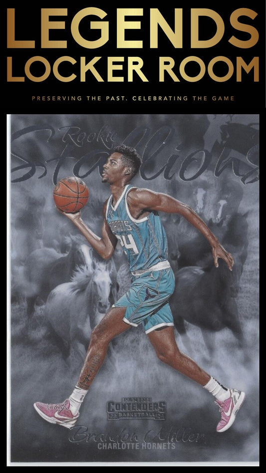 2023-24 Panini Contenders #10 Brandon Miller Rookie Stallions