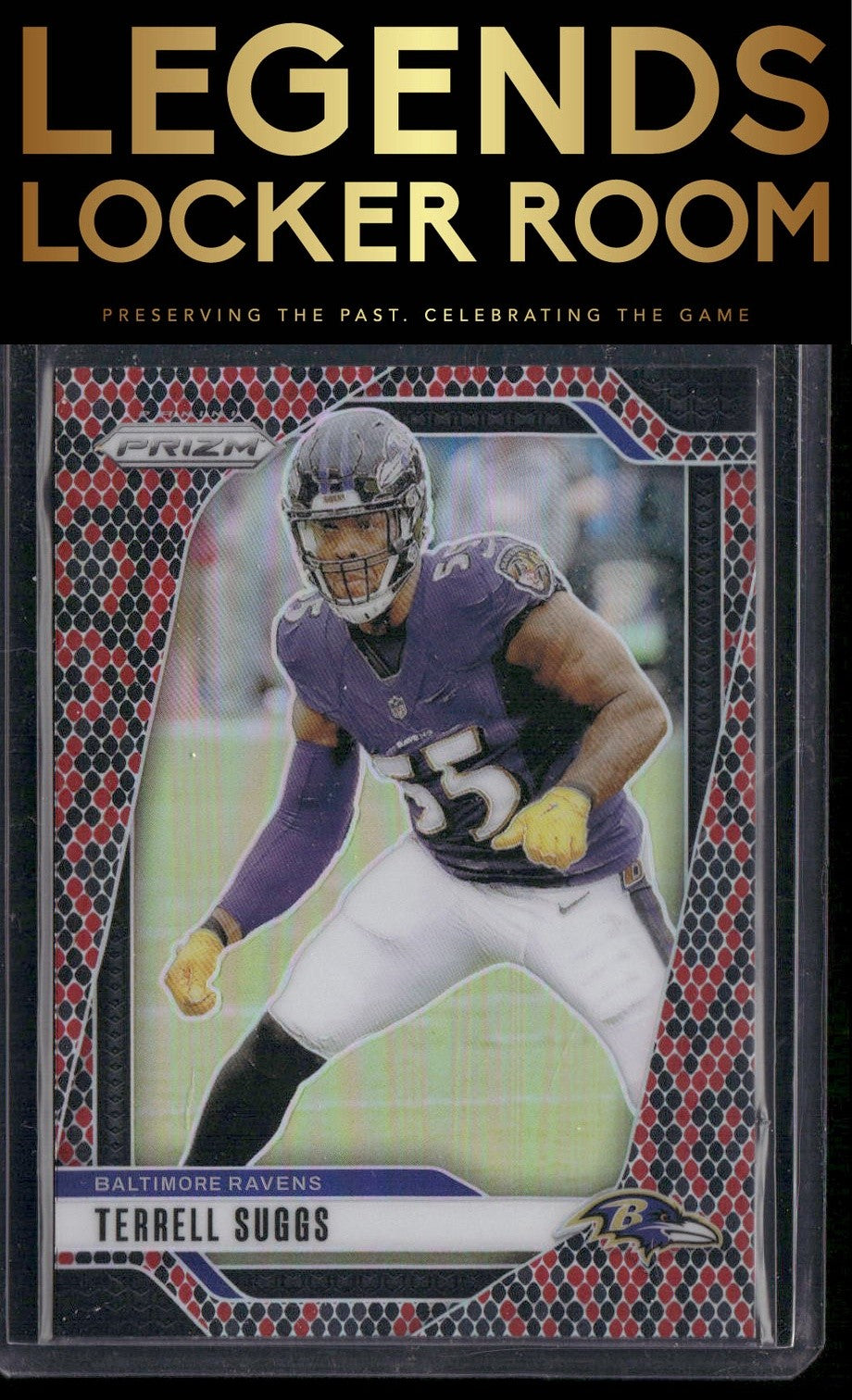 2024 Panini Prizm #26 Terrell Suggs Snakeskin