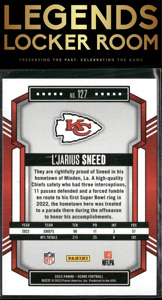 2023 Score #127 L'Jarius Sneed