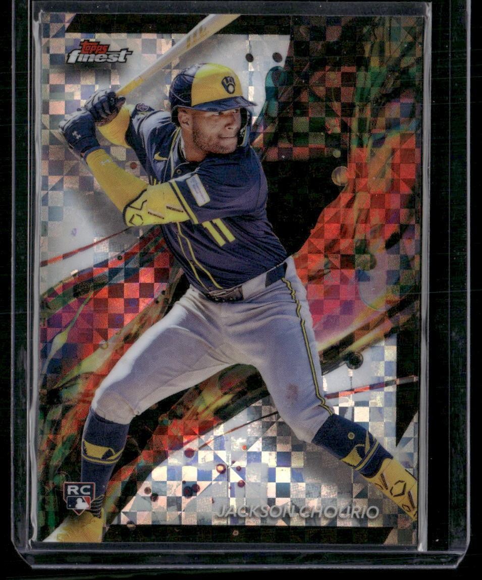2024 Finest #11 Jackson Chourio Checkerboard Refractors