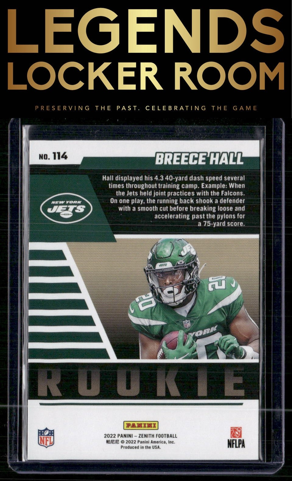 2022 Zenith #114 Breece Hall Retail