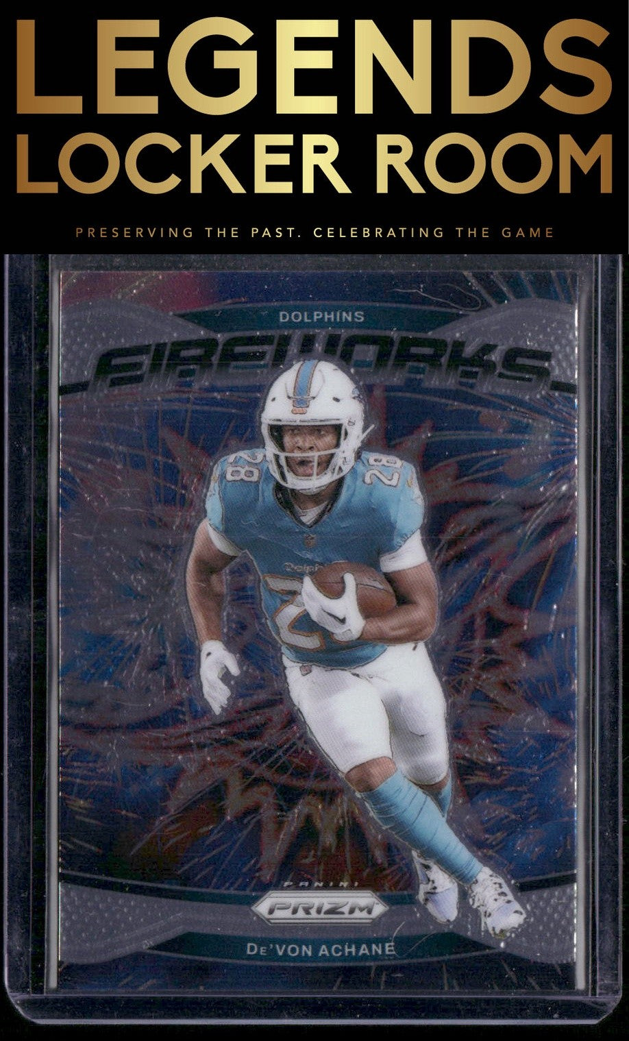 2024 Panini Prizm #12 De'Von Achane Fireworks