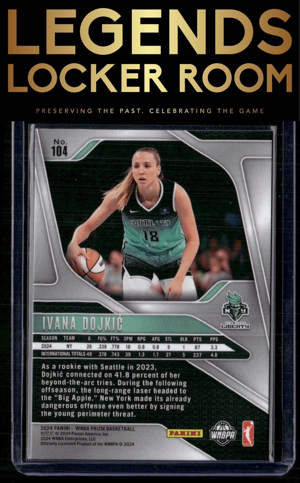 2024 Panini Prizm WNBA #104 Ivana Dojkic