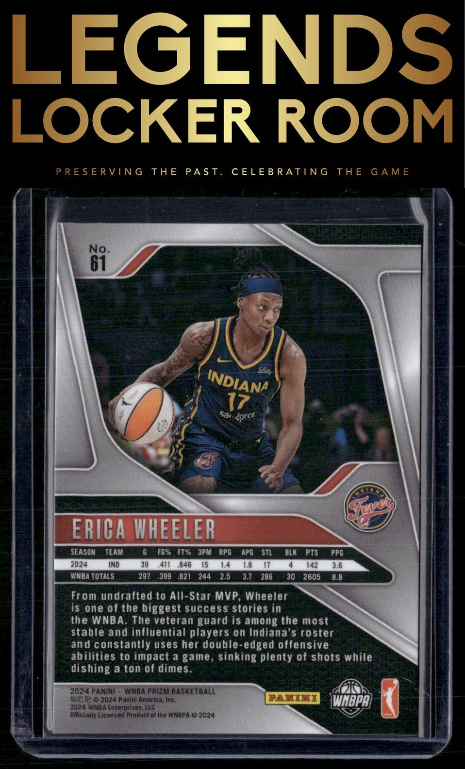 2024 Panini Prizm WNBA #61 Erica Wheeler