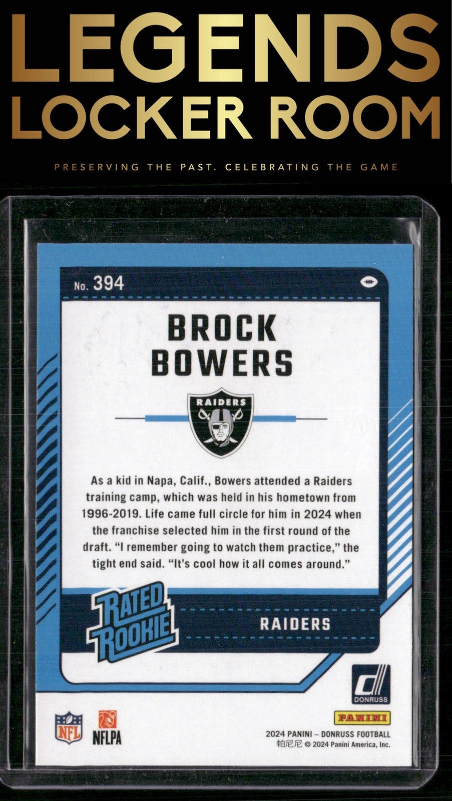 2024 Donruss #394 Brock Bowers