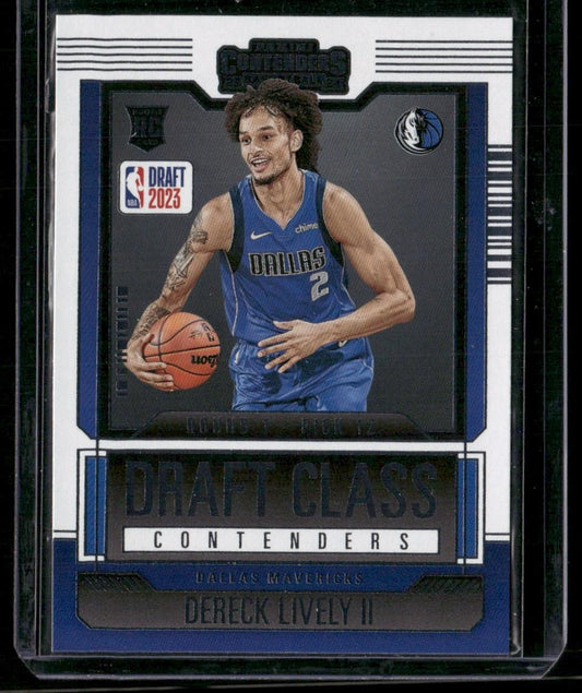 2023-24 Panini Contenders #22 Dereck Lively II 2023 Draft Class Contenders