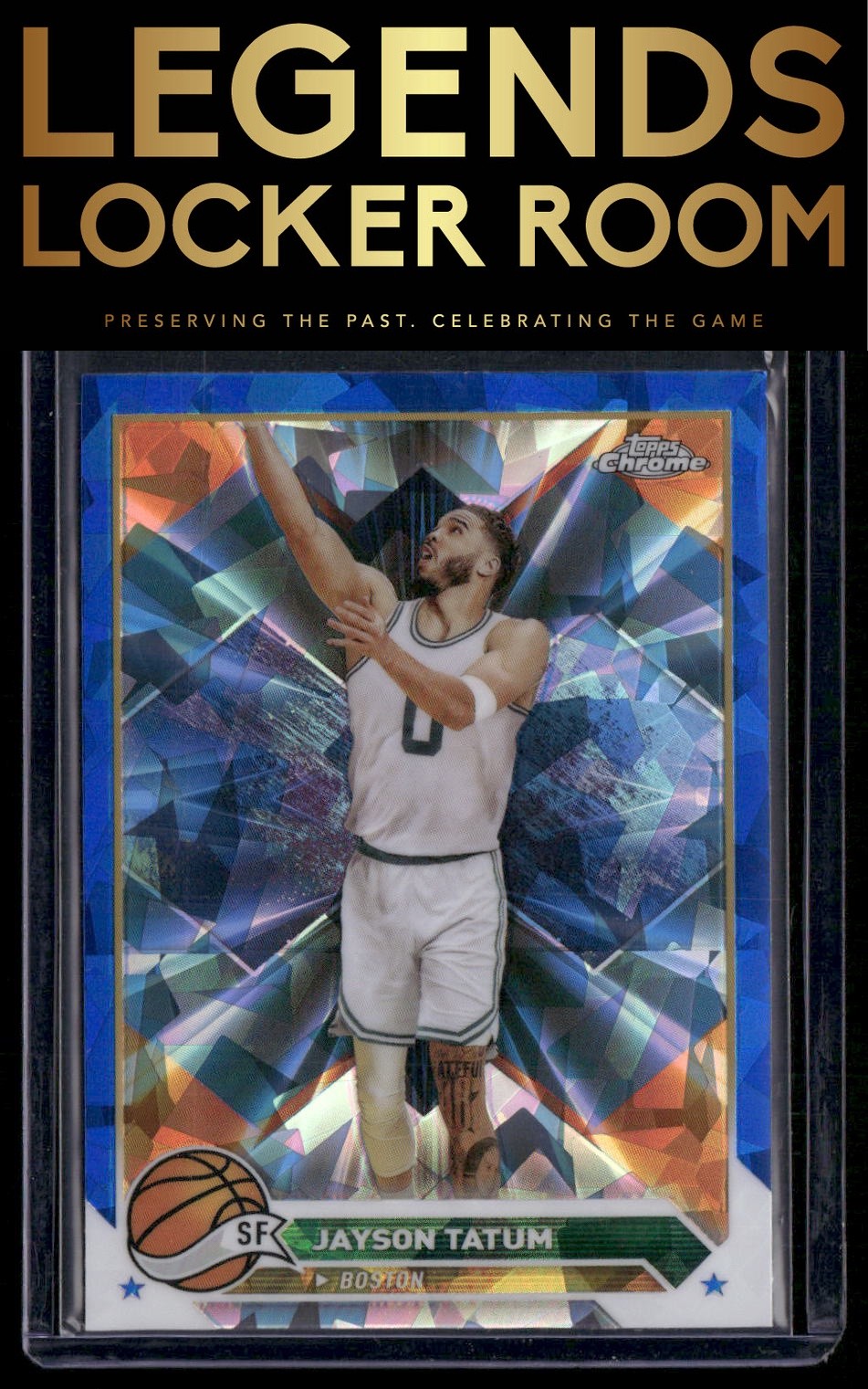 2023-24 Topps Chrome Sapphire Edition #164 Jayson Tatum