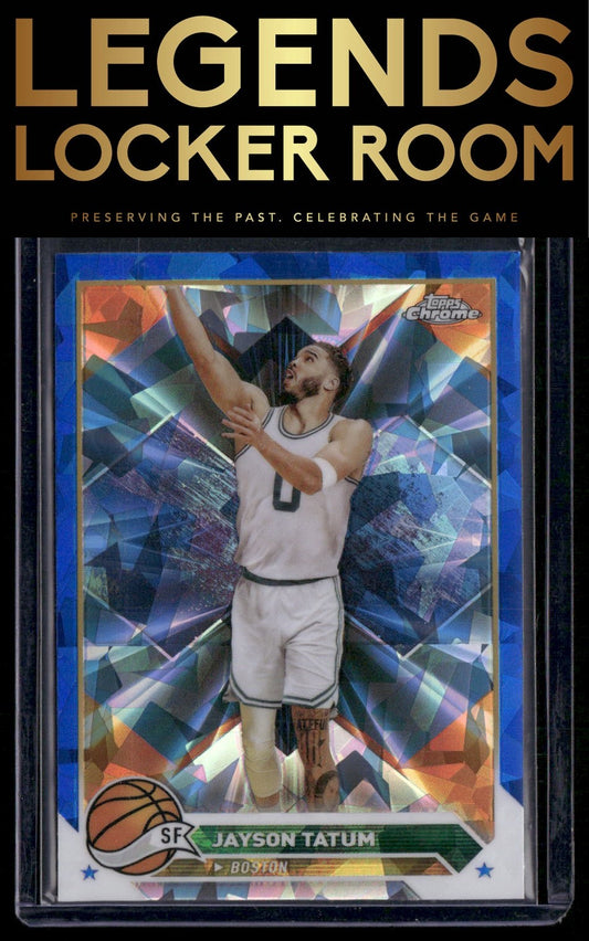 2023-24 Topps Chrome Sapphire Edition #164 Jayson Tatum