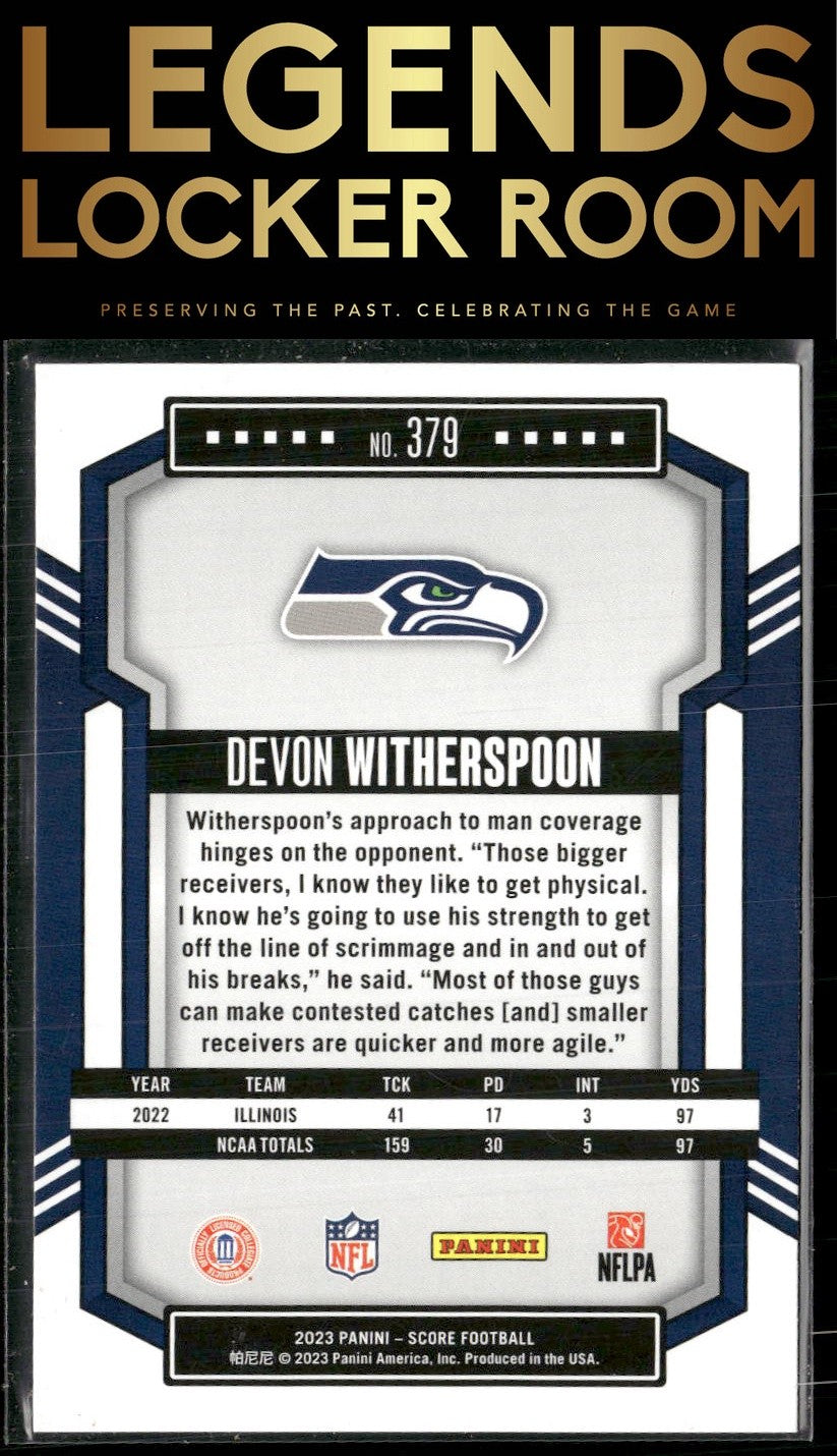 2023 Score #379 Devon Witherspoon