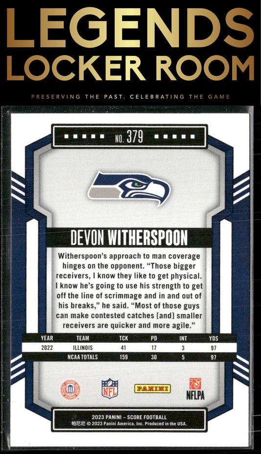 2023 Score #379 Devon Witherspoon
