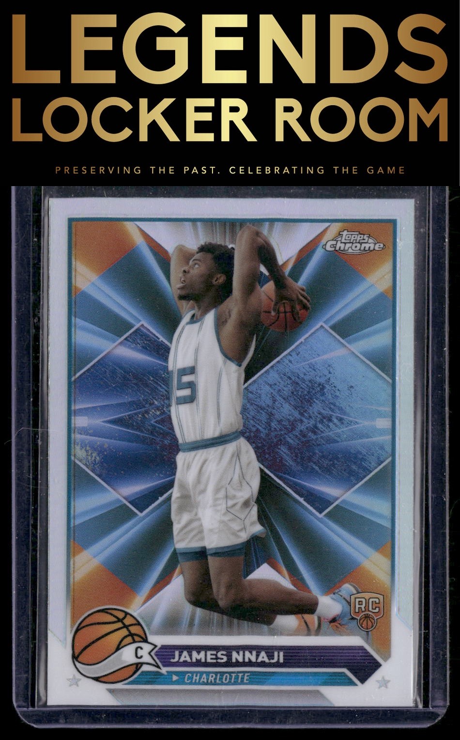 2023-24 Topps Chrome #173 James Nnaji Refractors