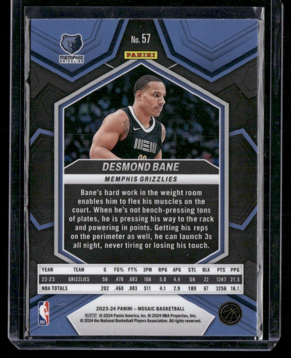 2023-24 Panini Mosaic #57 Desmond Bane