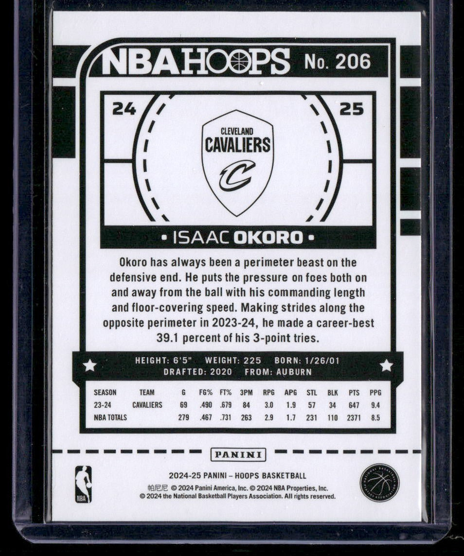 2024-25 Hoops #206 Isaac Okoro