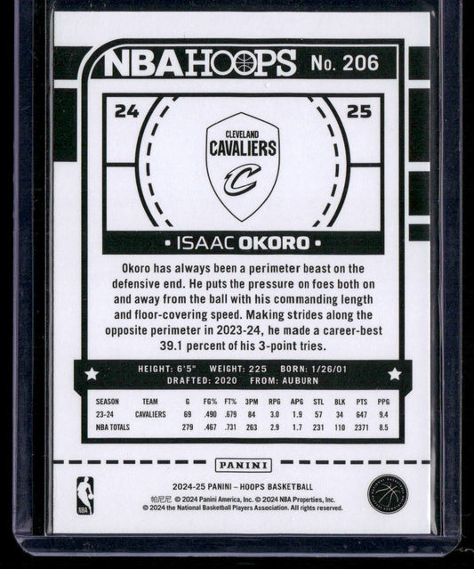 2024-25 Hoops #206 Isaac Okoro