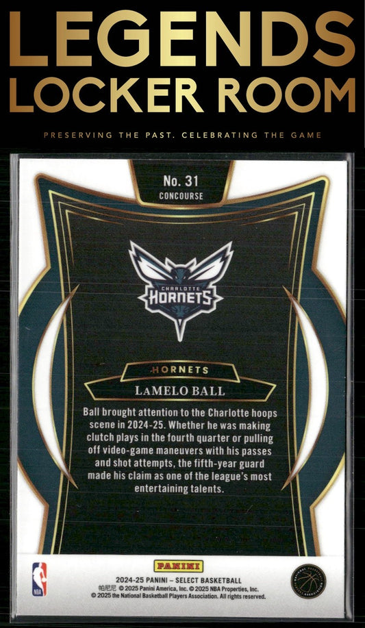 2024-25 Panini Select #31 LaMelo Ball