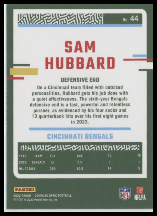 2023 Donruss Optic #44 Sam Hubbard