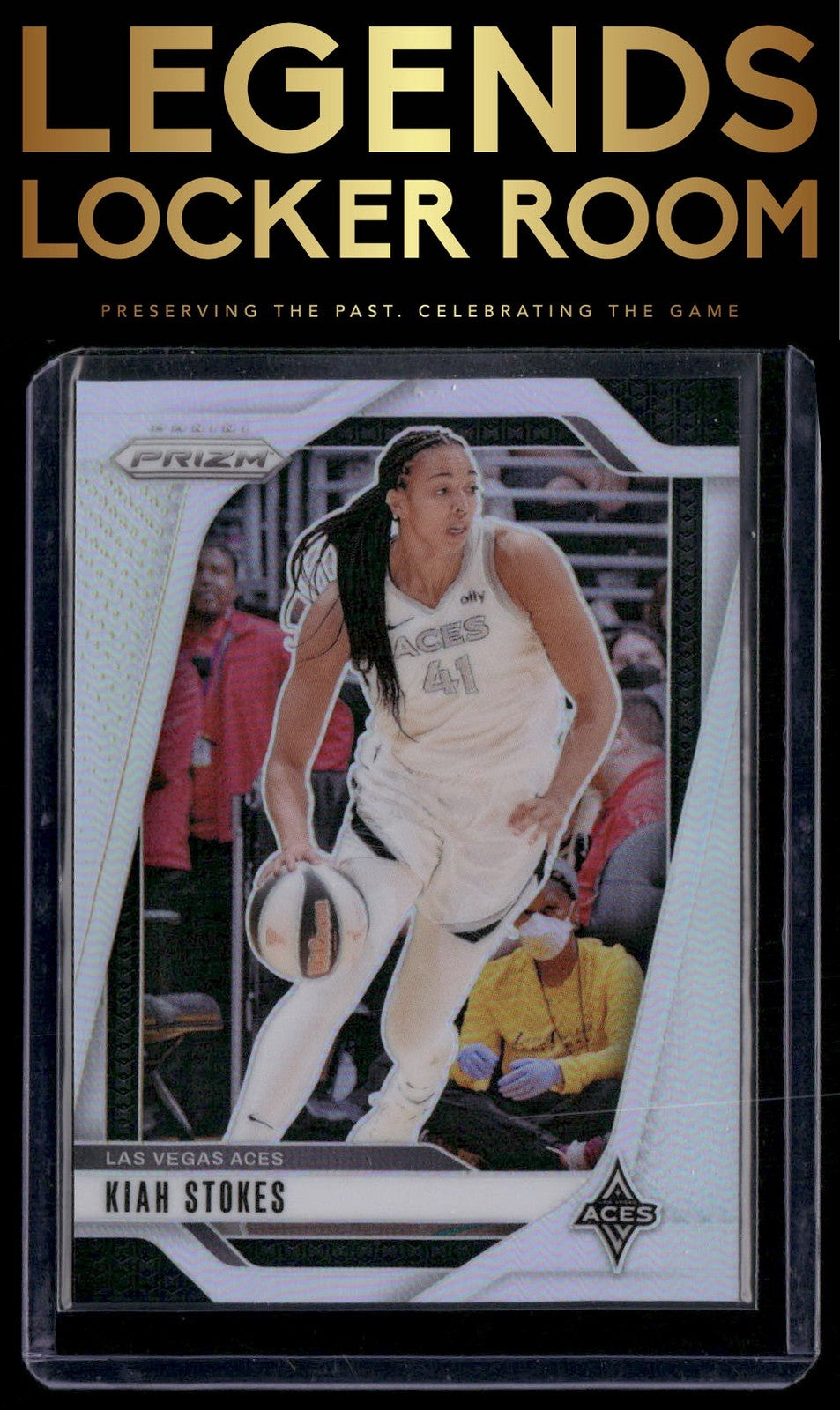 2024 Panini Prizm WNBA #122 Kiah Stokes Silver Prizms
