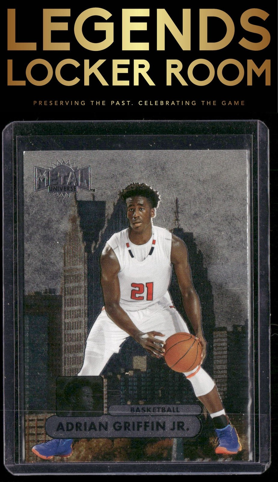 2022 SkyBox Metal Universe Champions Adrian Griffin Jr. Retro Metal
