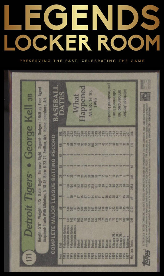 2016 Topps Archives #171 George Kell